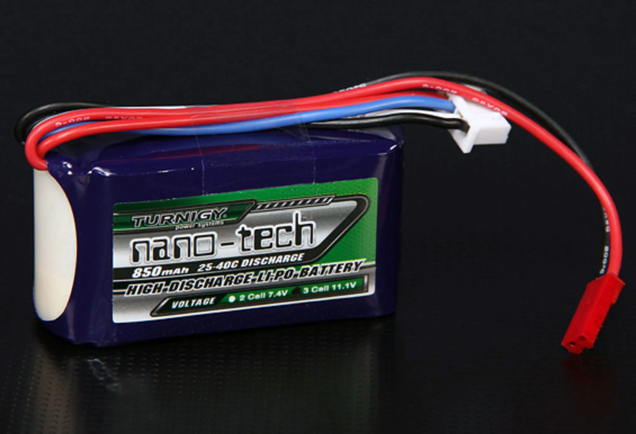 Turnigy nano-tech 850mah 3S 25~40C from HobbyKing