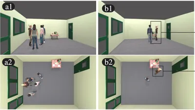 Perceptions of Conversational Group Membership Based on Robots' Spatial Positioning: Effects of Embodiment