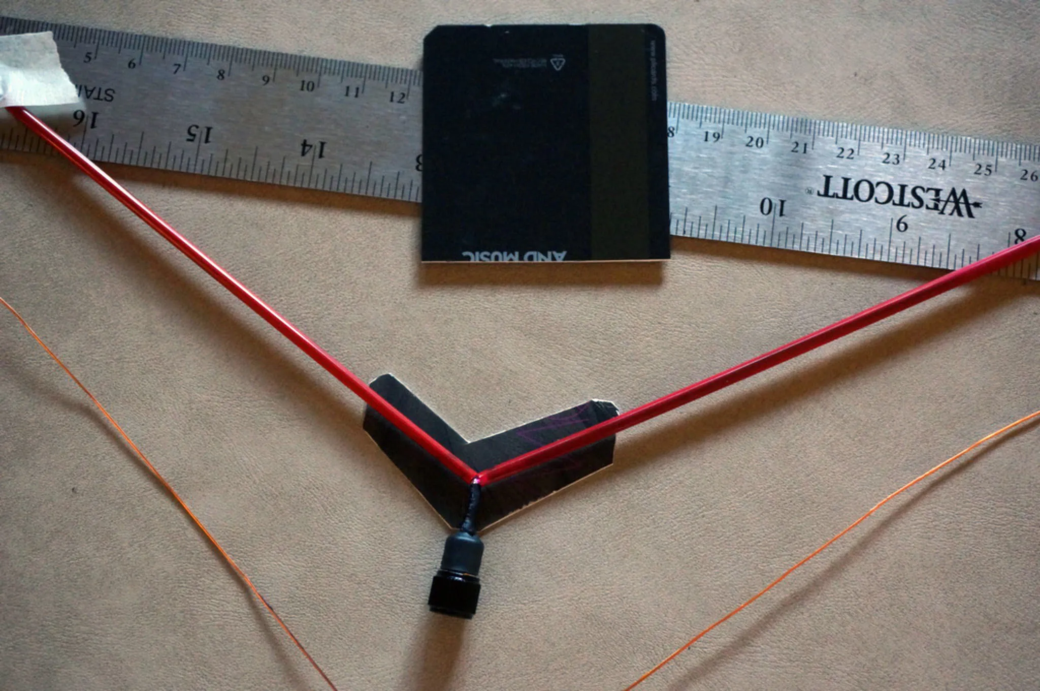 Making a UHF 433MHz Inverted Vee Antenna Set